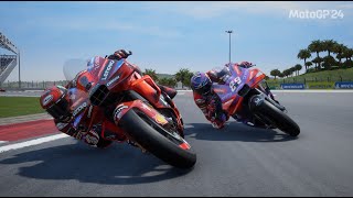 FRANCESCO BAGNAIA VS JORGE MARTIN  MOTOGP SEPANG MALAYSIA  MOTOGP 24 GAMEPLAY [upl. by Nallac]