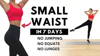 SMALL WAIST in 7 Days  15 MIN Nonstop Standing Workout  No Squat No Lunge No Jumping [upl. by Savdeep425]