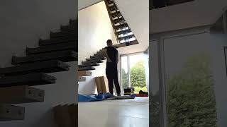 How to install Floating Staircase Install steps on a floating stairs Ovoms [upl. by Rather]