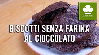 Biscotti senza farina al cioccolato  Ricetta  Senza glutine né lattosio [upl. by Gennifer244]