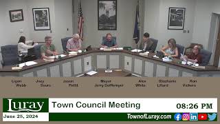 Luray Town Council Special Meeting [upl. by Waldack793]