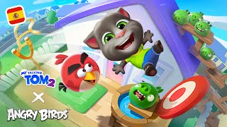 ¡Talking Tom  Red contra los cerdos 🐷💥 AngryBirds Mi Talking Tom 2 [upl. by Silecara450]