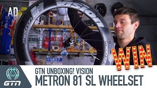 Vision Metron 81 SL Aero Wheels  GTN Unboxing [upl. by Harmony181]