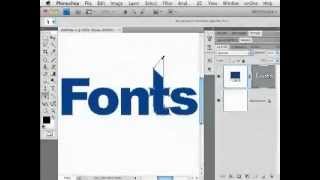 how to modify fonts in photoshop [upl. by Mairb]