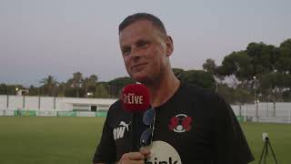 Richie Wellens assesses preseason draw against Juventud de Torremolinos [upl. by Eiznekcm576]