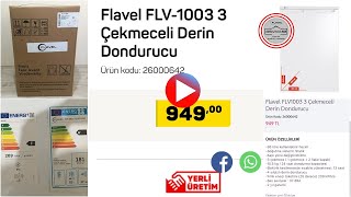 A101DEN FLAVEL FLV1003 3 ÇEKMECELİ DERİN DONDURUCU SATIN ALDIM [upl. by Ecnaret971]