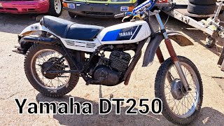 Yamaha DT 250 startup after 10 years [upl. by Socha]