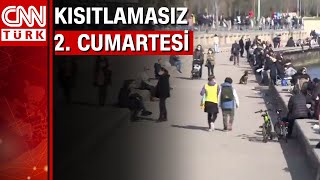 Güzel havanın etkisiyle sahiller doldu taştı [upl. by Eneleuqcaj]