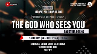 THE GOD WHO SEES YOU  FAUSTINA OBENG  SWLGSDA LIVE [upl. by Yud]