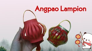 Cara Membuat Gantungan Lampion Dari Angpao  Red Envelope Mini Lantern DIY [upl. by Racso]