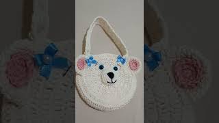 Bolsa infantil em crochê 🧶 urso semprecirculo amigurumi [upl. by Metcalf]