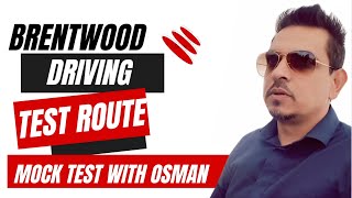 Driving Test Routes Brentwood Driving Test Centre Mock Test 2024 drivingtest drivinglessons uk [upl. by Newob]