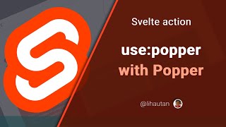 Svelte Action Examples usepopper with Popper [upl. by Bab87]