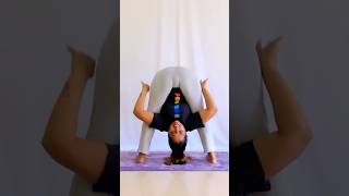 Wide legged forward bending yoga pose yogaurmi shortvideo yogapose shorts ytshorts yt [upl. by Anile147]