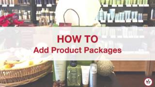 SalonBiz HowTo Product Packages [upl. by Etnoek108]