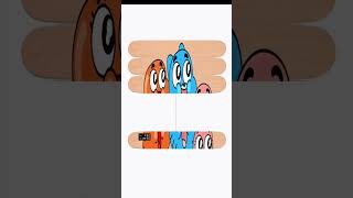 Gumball x Darwin Stick Puzzle 🧩 shorts art trending [upl. by Adliwa]