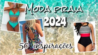 Arrase nas Ondas com Estilo Desfile de Tendências de Moda Praia 2024 ✨👙 [upl. by Hazrit]