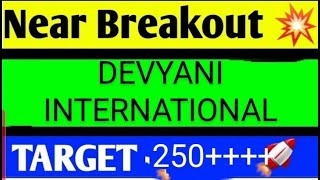 DEVYANI INTERNATIONAL SHARELATEST NEWS TODAYDEVYANI INTERNATIONALSHARE TARGETDEVYANI SHAREANALYSIS [upl. by Nahshu]