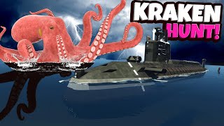 OB amp I Used a NUCLEAR SUBMARINE to HUNT a KRAKEN in Stormworks Multiplayer [upl. by Audie]