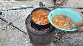 Menudopozole a la LEÑARecalentado [upl. by Ardnwahsal975]