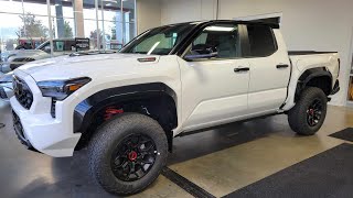 2024 Toyota Tacoma TRD PRO in Ice Cap White [upl. by Yeruoc]