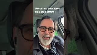 Les costards de Macron voyagent en classe affaire [upl. by Rao]