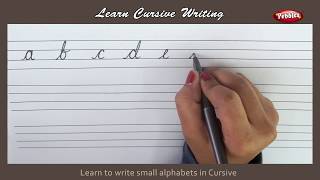 Cursive Writing  Writing Small Alphabets in Cursive  Alphabets in Cursive Letters [upl. by Aiouqahs89]