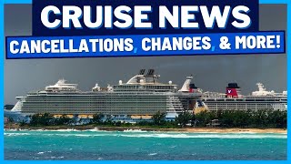 CRUISE NEWS Royal Caribbean Cruises Cancelled NCL Ships Severe Weather Forces Changes amp MORE [upl. by Dominus]