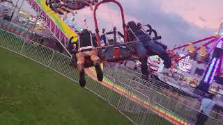 Me on the Cliffhanger ride at Laporte indiana county fair pt 1 [upl. by Geminius]