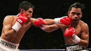 Manny Pacquiao vs Erik Morales 2nd fight  Мэнни Пакьяо  Эрик Моралес 2й бой [upl. by Aeslek]