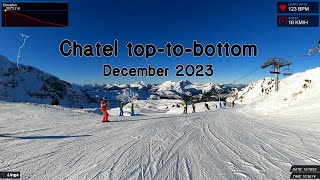 Chatel toptobottom  December 2023 [upl. by Joselow]