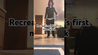 Recreating the original Moonwalk music song dance moonwalk [upl. by Sivartal531]