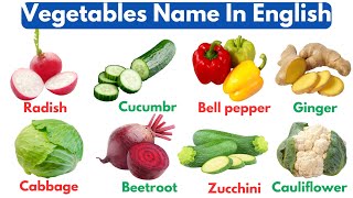 Vegetables Name in English  Vegetables Name  Vocabulary with Pictures [upl. by Miarzim]