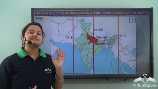 Relation between time and longitude  Time Zone  Class 6  CBSE  NCERT  ICSE [upl. by Milty878]