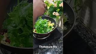 Thotakura fry recipe foodcookingdanaraj vlogs [upl. by Acim]