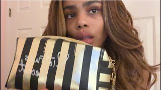 ASMR Victoria’s Secret Angel Whats In Makeup Bag [upl. by Enytnoel692]