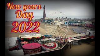 New Years Day 2022 Central Pier Blackpool [upl. by Bernardo651]