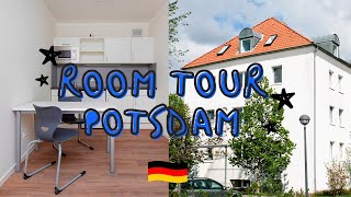 ROOM TOUR  COMPARING STUDENT DORMITORIES  Potsdam Germany 2022 [upl. by Laeria]