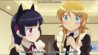 Oreimo  Kyousukes Harem party [upl. by Ilrahc]