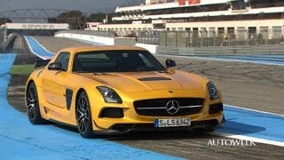 2014 MercedesBenz SLS AMG Black Series  drive review video [upl. by Tia]