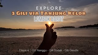 Explore 3 Gili via Tanjung Kelor Lombok Barat  Ride To Paradise Lombok Island  Etape 4 [upl. by Frulla]