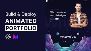 Animated Portfolio Website with React amp Framer Motion  React Project for Beginners [upl. by Ittap]