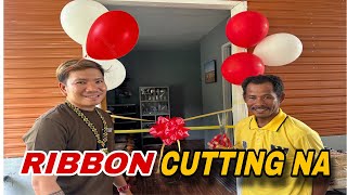 RIBBON CUTTING NA NG BAHAY NI KUYA JIMBOY [upl. by Bobbe840]