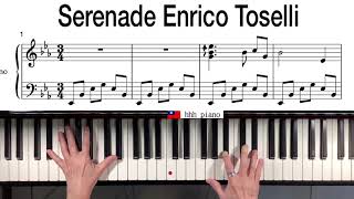 Serenata  Enrico Toselli  piano  sheet music [upl. by Lennie]