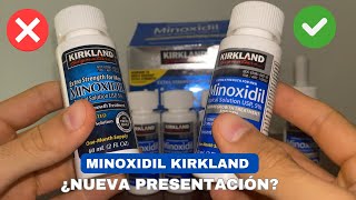 MINOXIDIL KIRKLAND UNBOXING ¿NUEVA PRESENTACION [upl. by Essilrahc]