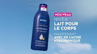 NOUVEAU NIVEA LAIT POUR LE CORPS – Maintenant avec de l’acide hyaluronique [upl. by Barnet852]