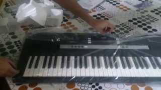 Yamaha PSRE243 Keyboard Unboxing [upl. by Nnylannej]