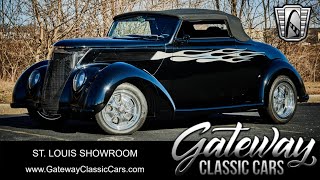 1937 Ford Convertible Gateway Classic Cars St Louis 9269 [upl. by Matheson]