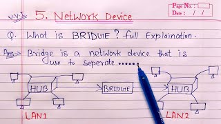 What is Bridge full Explanation  Computer Networking [upl. by Ellis]