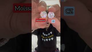 Moissanite vs Cubic Zirconia visual difference [upl. by Eisus886]